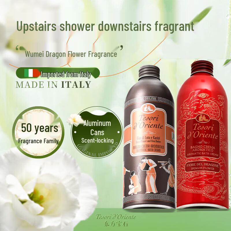 Tesori D oriente Water Lily & Dragon Flower Scented Shower Gel Set