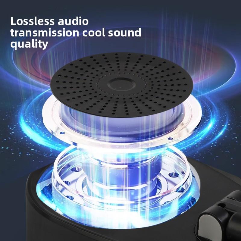 Mobile Phone Holder Speaker Bluetooth Speaker Mobile Phone Induction Mode Mini Portable Ambient Light Stereo
