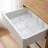 8Pcs Drawer Dividers Drawer Organizer Women Elegant Organization Expandable Dresser Separator for Restaurant Cafe Wardrobe