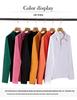 Women's Korean Style Long Sleeve Polo Shirt - 95% Cotton, Turn-Down Collar, Slim Fit, Professional Base Layer Top