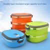 Stainles Steel Food Storage Container Many Tiers Insulated Lunch Boxs for Home Use