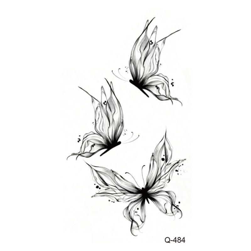 

Новый набор водостойких тату-наклеек в стиле «маленькая свежесть» - любая комбинация 105x60mm