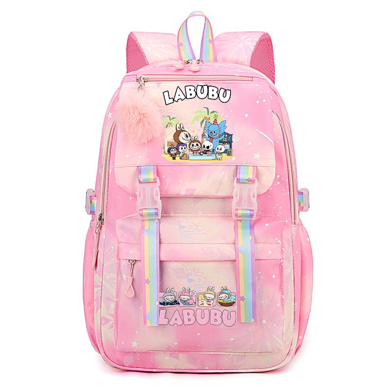 Cute Printed Backpack Teenger Student Kid Girl Boy Schoolbag Bookbag Women Large Capacity Waterproof Schoolbag Travel Bag