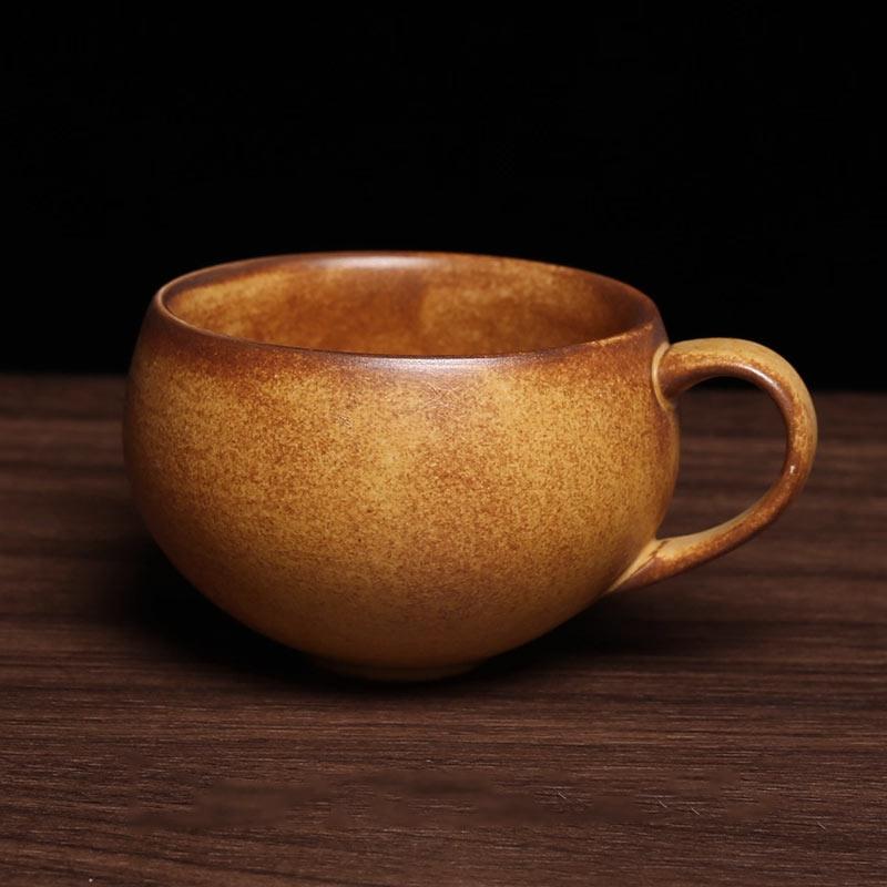 

200ml vintage coffee cup with plate Nordic Ins High Temperature Resistant Ceramic Egg shaped Exquisite mug Household Water Cup 200ml