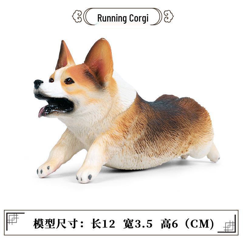 Corgi Dog Model Toy - Creative Solid Pet Ornament