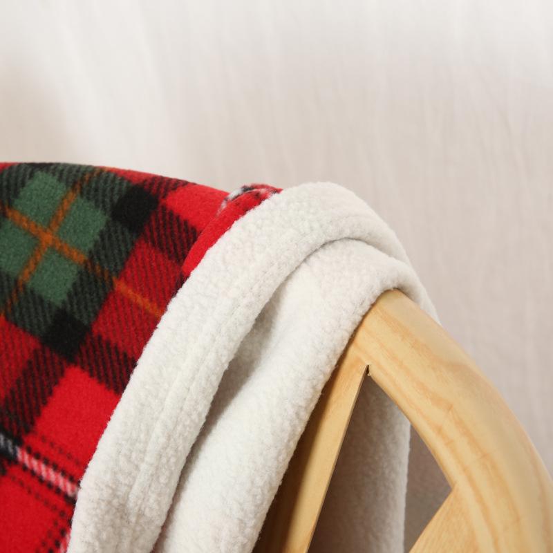 Scottish Style Lambswool Plaid Blanket for Autumn/Winter – Perfect for Office or Lunch Breaks