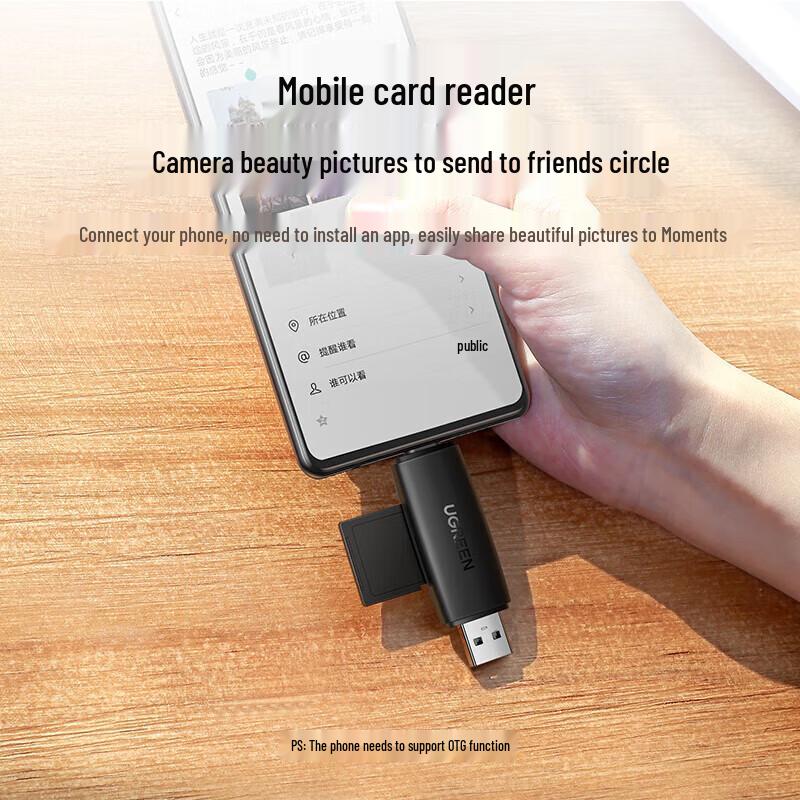 Ugreen CM304 SD/TF 2-in-1 Card Reader