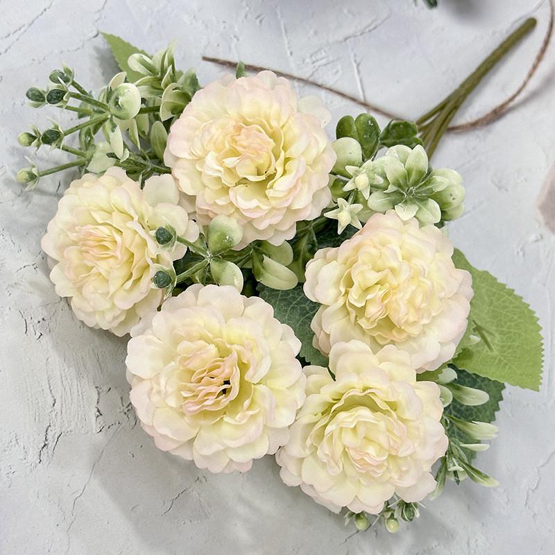 Flower Artificial Peony Wedding Hotel Restaurant Decoration Ornament Desktop