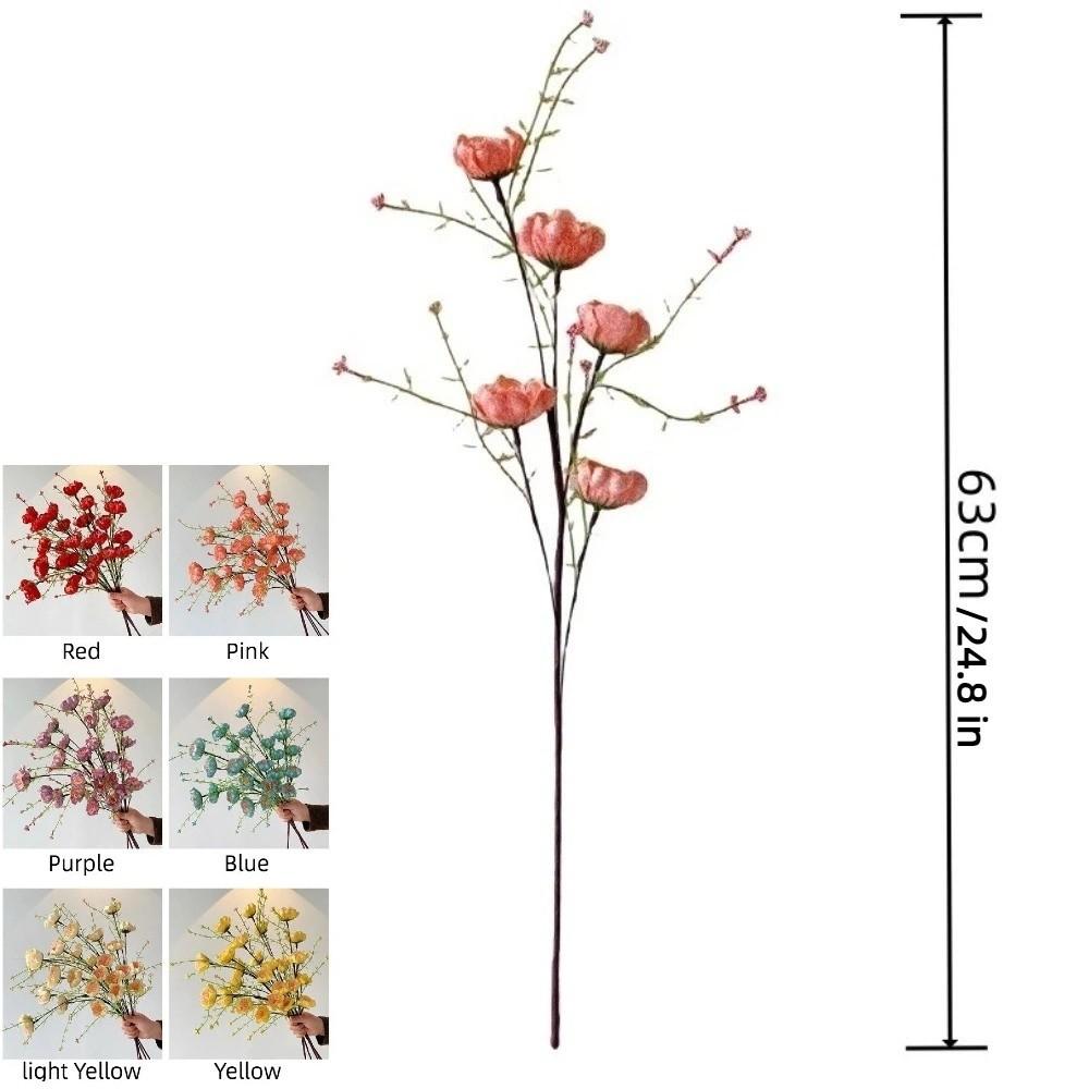 Lebensecht Realistisch Künstlicher Schmetterling Blume Lichtbeständig Florale Kunst Falsche Schaumstoffblume Handgefertigt Falsche Blume Party-Hintergrund