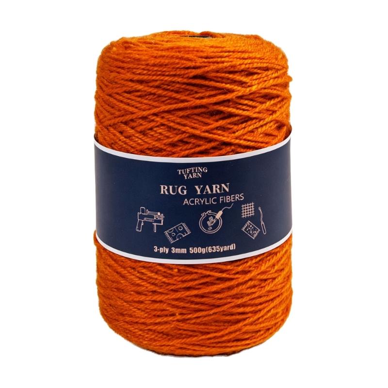 Long Time Use Tufting Yarn In Bright Color Great For Rugs And Decorative Textiles