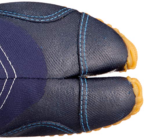Margo Tabi Socks, Fleece-Lined, Warm Jog Socks, 12-Count Deluxe, Unisex, Navy, Size 26.0 Cm, 2E