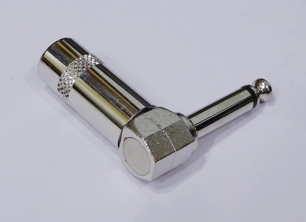 Gitamani Original Mono Phone Plug, L-Shaped, for DIY Shielding, Switchcraft #226, 10-Piece Set (GMO-SCJC226x10)