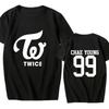 2026 TWICE Lin Nilian MOMO Zhou Tzuyu Mina Koncert Kolem Stejného Tričko s Krátkým Rukávem Trend Dámská Trička