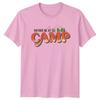 Rather Be At Camp TShirt Camping Nature Graphic Tee Outdoor