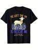 Men's Funny Bible Verse TShirt He Left the 99 To Rescue Me Lamb & Flowers Design Soft Retro Black with DoubleNeedle Stitched Neckline Drop Shoulder &