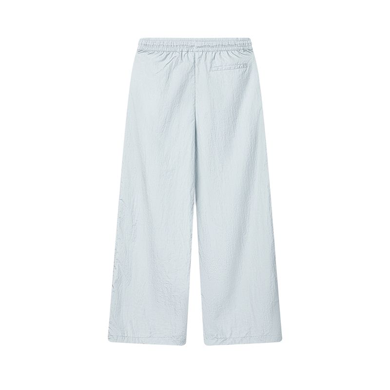 FILA Morandi Milano Series Loose Woven Drawstring Casual Pants Women pants F11W635804F-GY