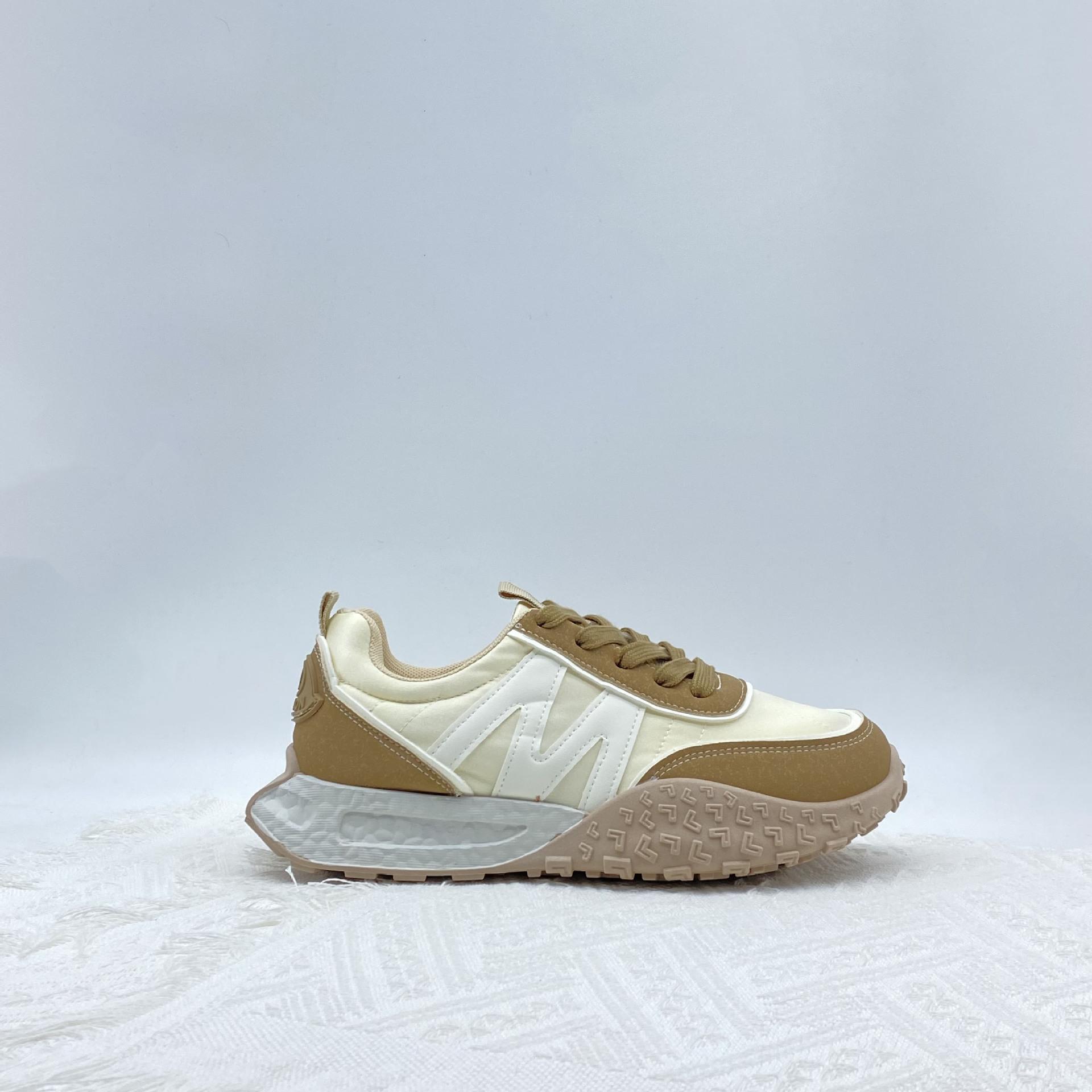 

Sports and leisure shoes women s 2025 new spring and autumn dad shoes women s shoes explosion increased thick-soled Forrest Gump training shoes 35 абрикосовый