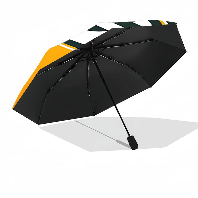Green Bay Packers Logo Umbrella - Automatic Open/Close, Compact 8-Rib Lightweight Umbrella Essential for outdoorPicnic Accessory Fan Gifts