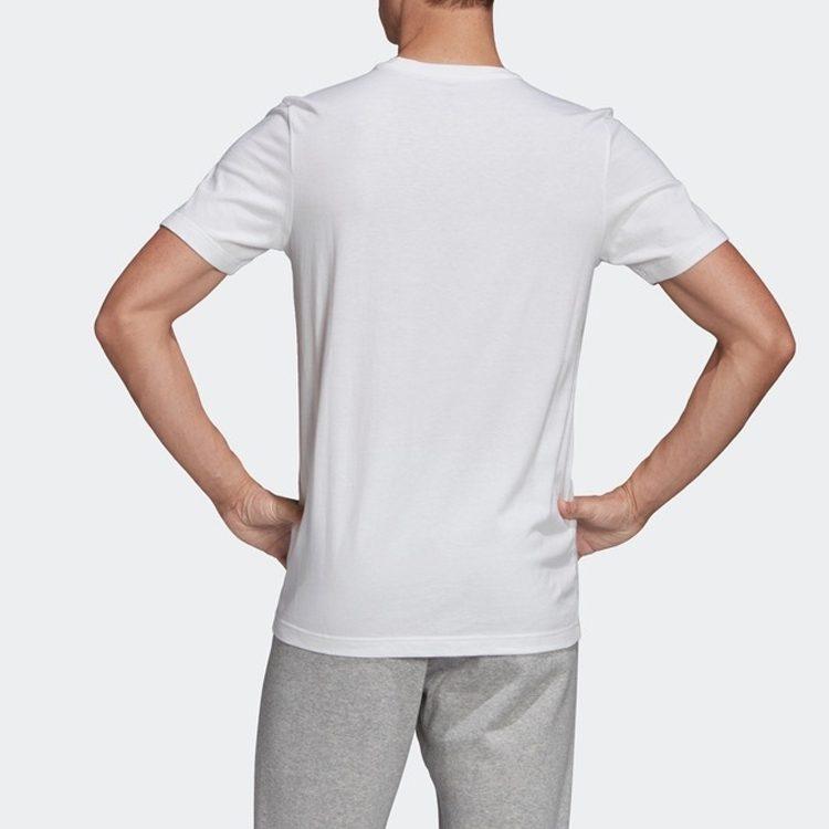 Adidas T Shirts Men's White Crew Neck Moderate FN1746