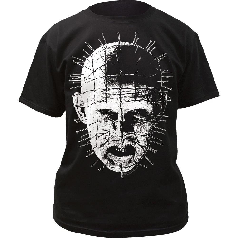 Hellraiser Distressed Pinhead Mens T Shirt Horror Movie Tee Brand New Black