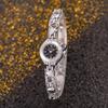 Orologi da Donna Top Orologi da Polso da Donna Bracciale in Acciaio Inossidabile Dorato Orologio Femminile Elegante Donne