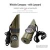 Xin Jing Zhou Outdoor Survival Whistle with LED, Thermometer & Compass