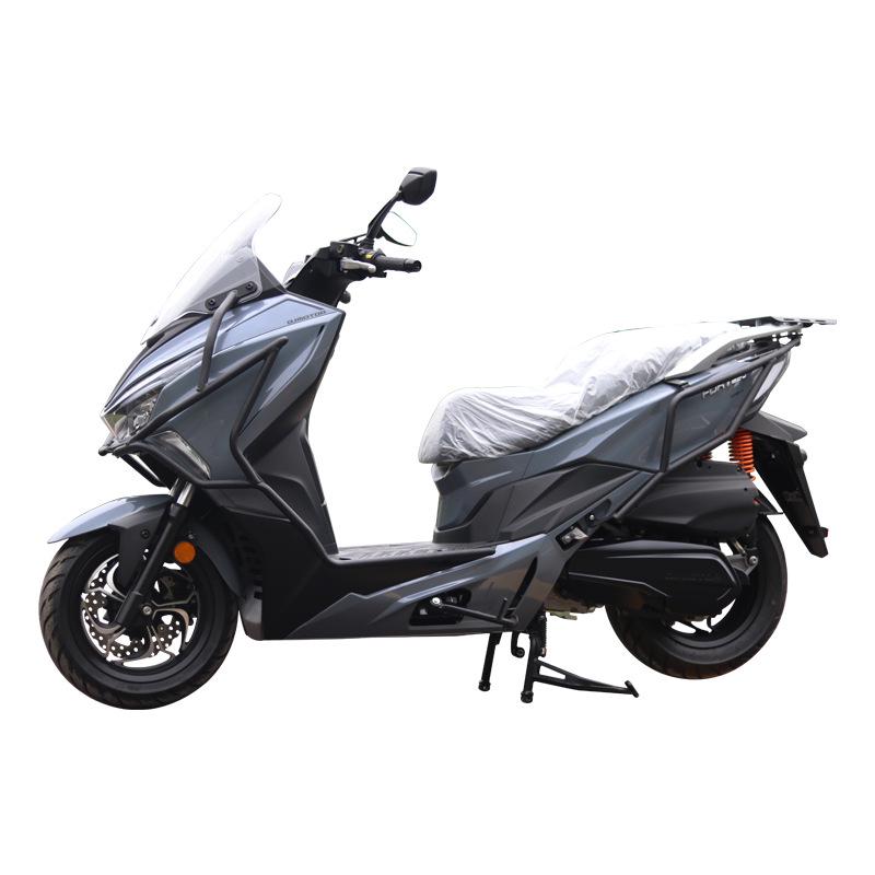QJ250 Motorcycle Front/Rear Bumpers, Exhaust Guards, and Rear Luggage Rack