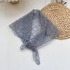 Heart Pattern Triangular Scarf Retro Lace Scarf Versatile Binder Scarf  Women's Accessory