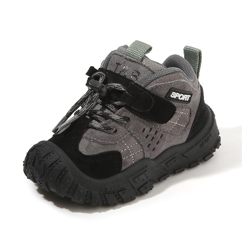 Children's Sports Shoes 2025 Spring and Autumn New Boys' Dad Shoes Running Girls' Mountaineering Shoes Soft-soled Baby Casual Shoes