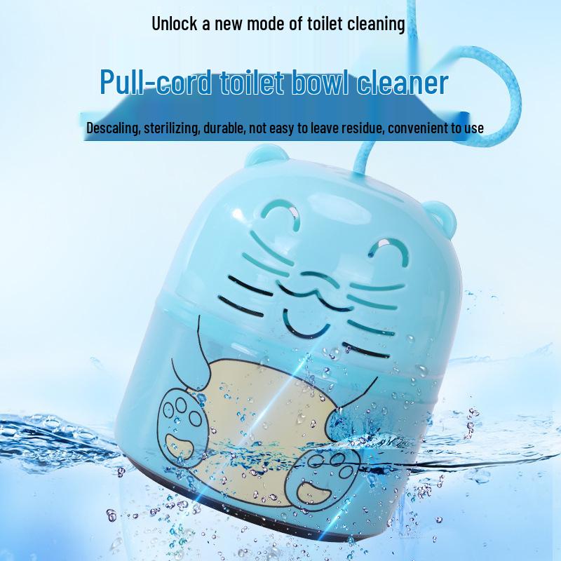 Little Bear Blue Bubble Toilet Cleaner - Fragrant Descaling & Deodorizing Bathroom Tablet