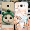 For Samsung Galaxy J5 2016 J7 2016 Phone Case Smiling Astronaut Painting Clear Housing On Samsung J7 2016 J 5 7 Galaxy Bumper