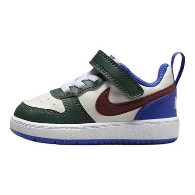 Court Borough Low Recraft TD Vintage Green Dark Pony Sneakers dla niemowląt Kremowy Żagiel DV5458-300