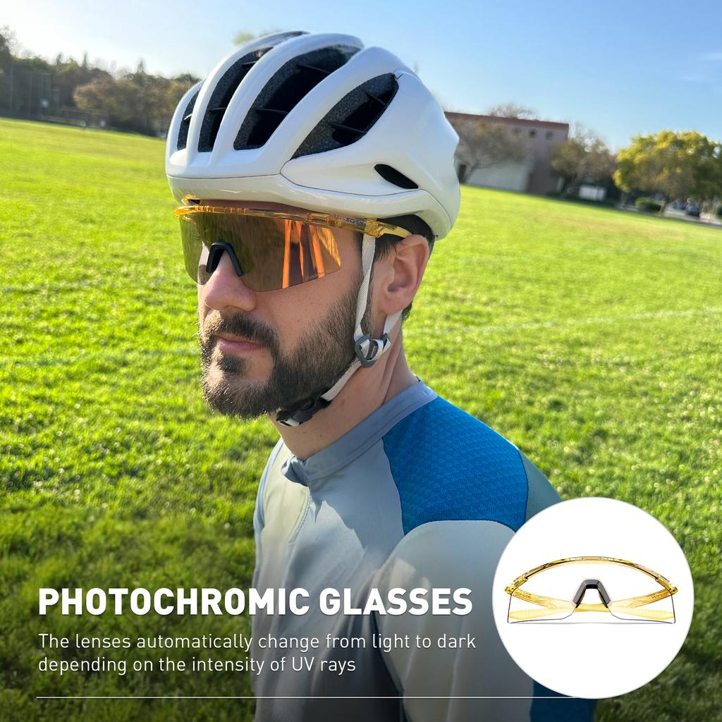 Cycling Glasses Men Outdoor Sports Golf Pochromic Sunglasses UV400 Bike Bicycle MTB Road Racing Motorcycle Equipment