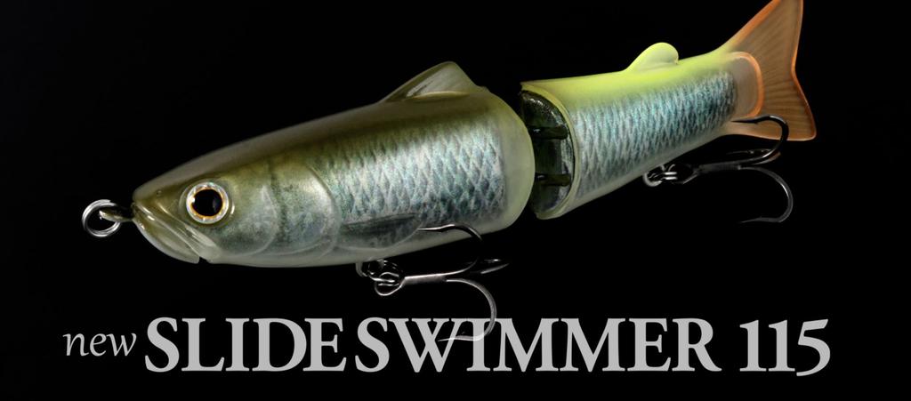 Deps New Slide Swimmer 115 Slow Sinking Jointed Lure 10 (9100)