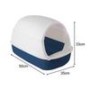 Hooded Cat Litter Box Portable Odorless Pet Accessories with Cat Litter Spade