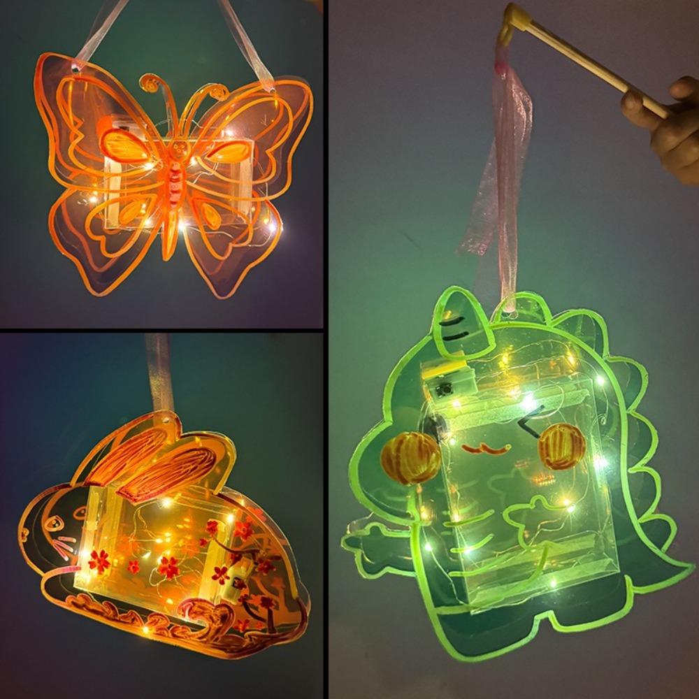 Luminous Mid-Autumn Glowing Lanterns Simulation Handheld Lanterns  Children's Gift