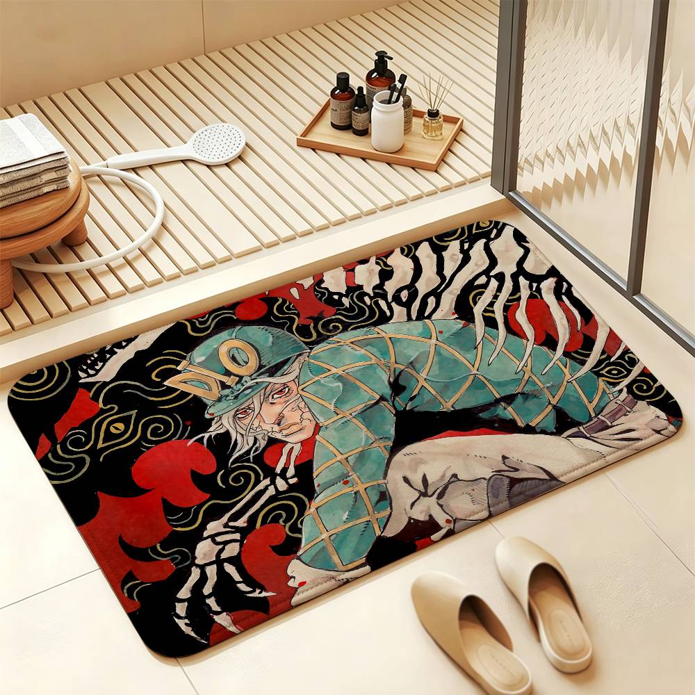 Jojo D-Diego Brando Soft Comfortable Short Plush Rug Carpet mat Anti‑Slip Floor Mat Machine Washable Home Decor