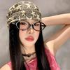 Cool Style Hats Star Subculture Y2K Headscarf Women'S Hip Hop Headscarf Triangular Scarf Hot Girl Silk Scarf Waist Decorations