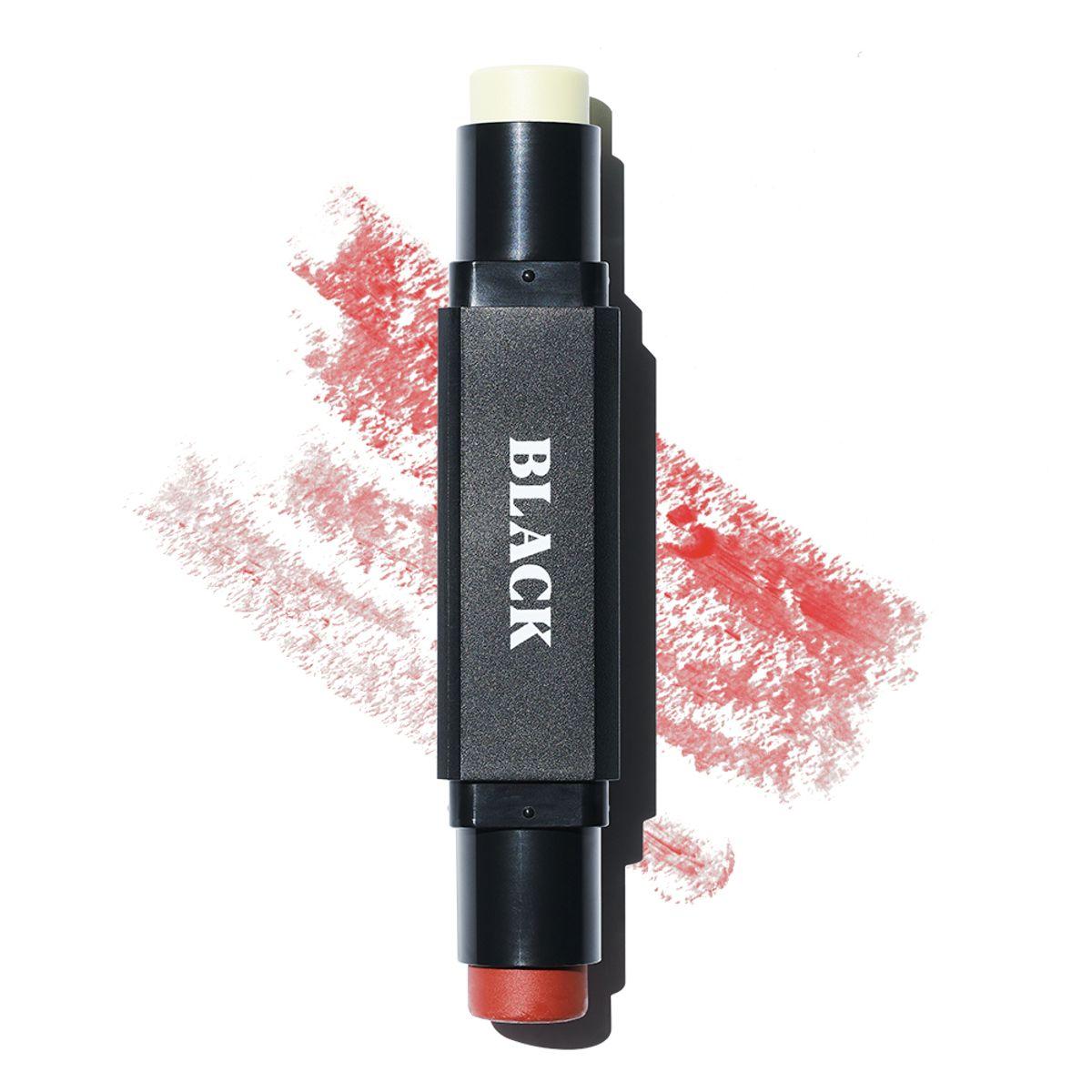 2-in-1 Dual Color Lip Balm Black Balm