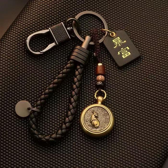 Starry Sky Bear High-End Keychain for Men and Women