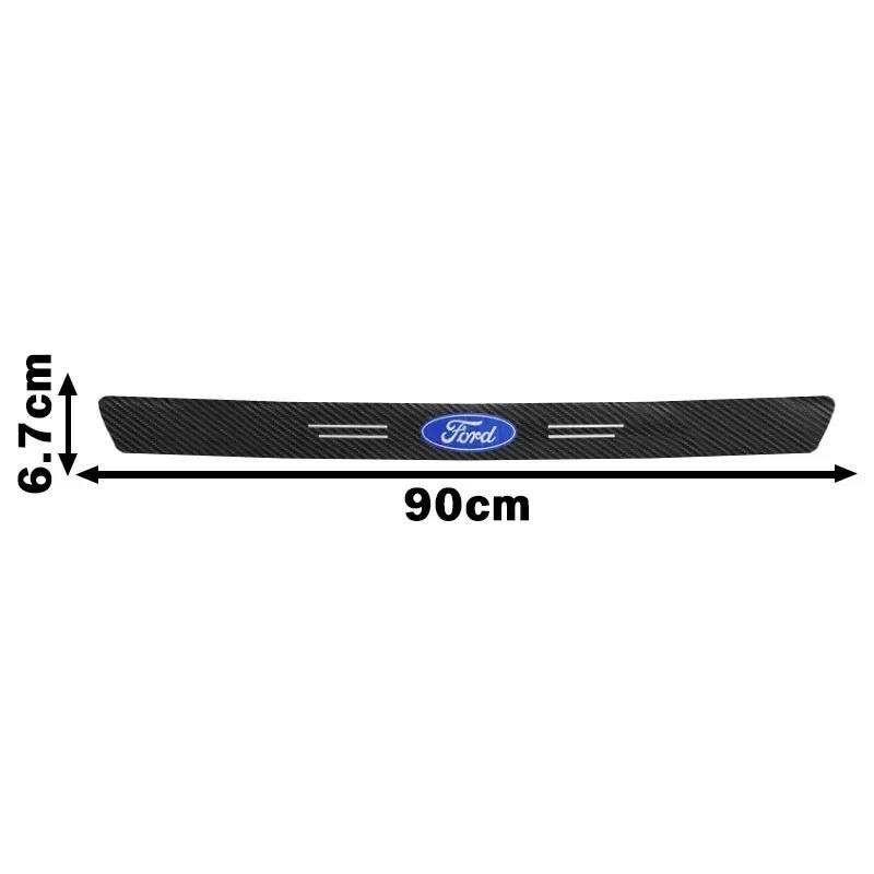 Car Sticker 2026 Ford New 2025 Hot Car Door Sill Threshold Anti Scratch Protector Sticker For Ford Focus 2 3 Fiesta Mondeo Musta