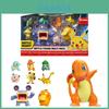 Pachet Multiplu cu 8 Piese Figurine de Acțiune Pokemon Bătălie Pikachu Charmander Meowth Loudred Jigglypuff Set Cadou Jucărie