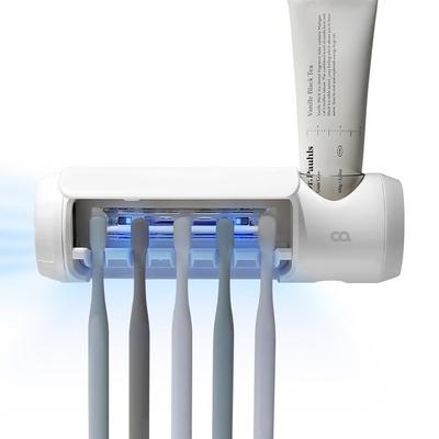 OA Clean Epure Air UVC LED Wireless Sterilizing Drying Smart 5-hole Toothbrush Sterilizer, OTS-002WH
