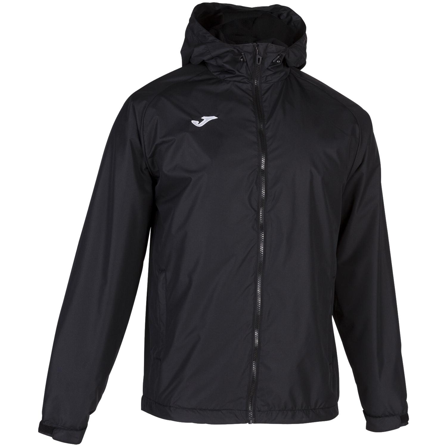 Joma Cervino Polar Rain Jacket, Giacca nera da uomo S nero