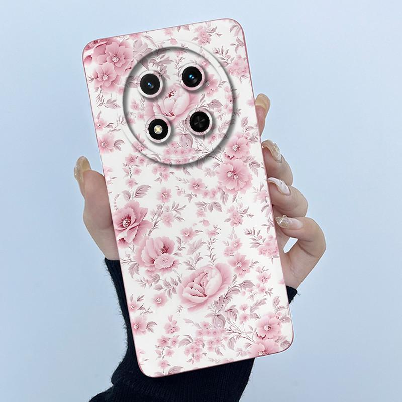 Case For Honor X9c 5G Honor Magic 7 Lite 5G Cute Panda Sweet Girls Cats Protective Liquid Silicone Soft TPU Back Cover Casing