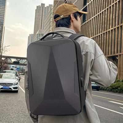 Commuter Hard Shell 15.6" Laptop Backpack with Large Capacity, Anti-Slip Chest Buckle, Durable Design