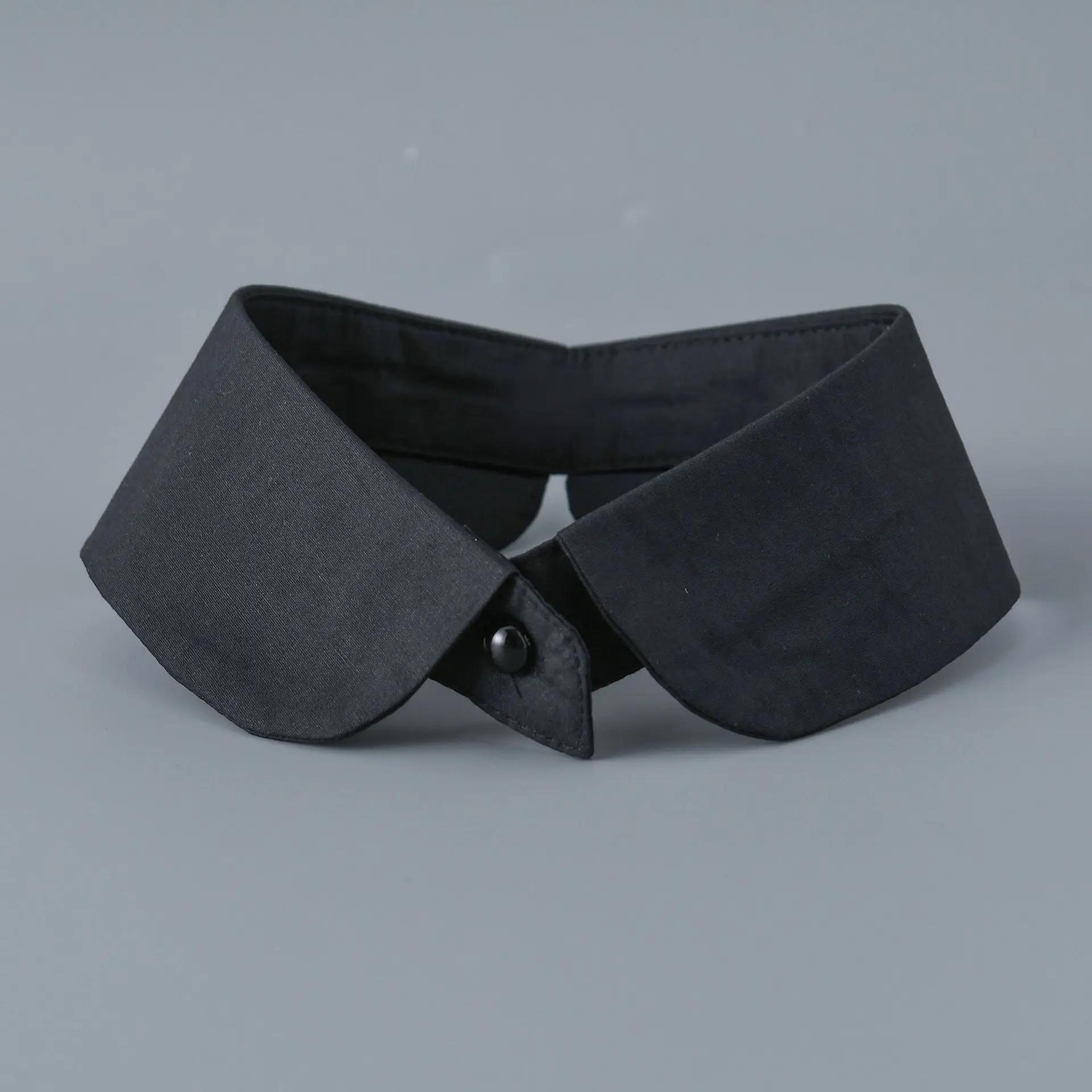 

Женская рубашка с ложным воротником для женщин, половина рубашки, галстук, шейный платок, декоративный женский съемный воротник для лацкана