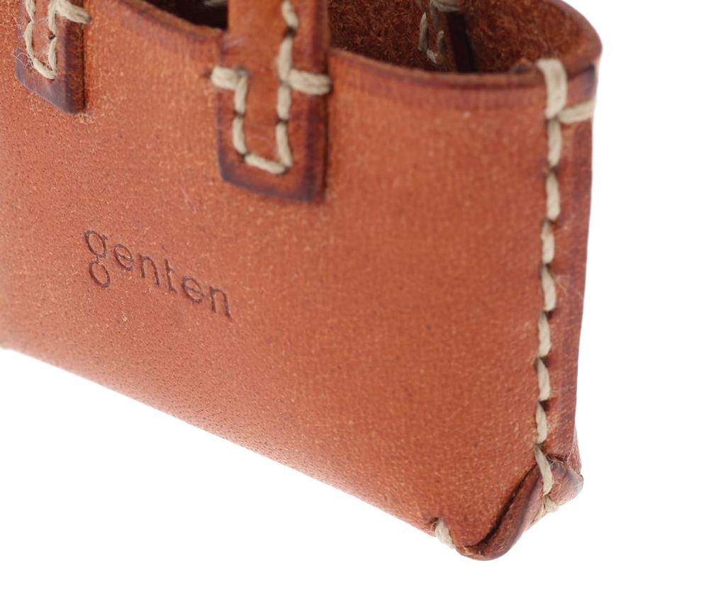 Genten Leather Charm for Amano Bag, Exciting Charm, Orange