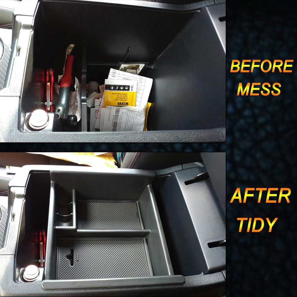 JKCOVER Center Console Organizer Tray Compatible With Toyota 4Runner 2010-   2024 And Kia Telluride -2024 2025 Accessories,Ert Armrest Box Secondary