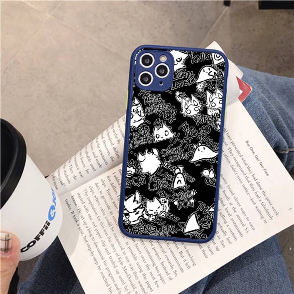 

Boykisser For IPhone 16 15 14 Plus 13 12 11 Pro Max X XS MAX Translucent Matte Shockproof Cover iphone 14pro max